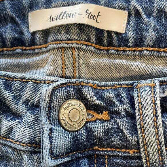 Flared Out Jeans by Willow & Root /Buckle 25x30 Ultra High Rise Med Wash Women’s - Picture 8 of 10